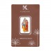Silver Fine 999.9 Coin Color 20 Grams Radha Krishna God Holy Hindu Gift D457